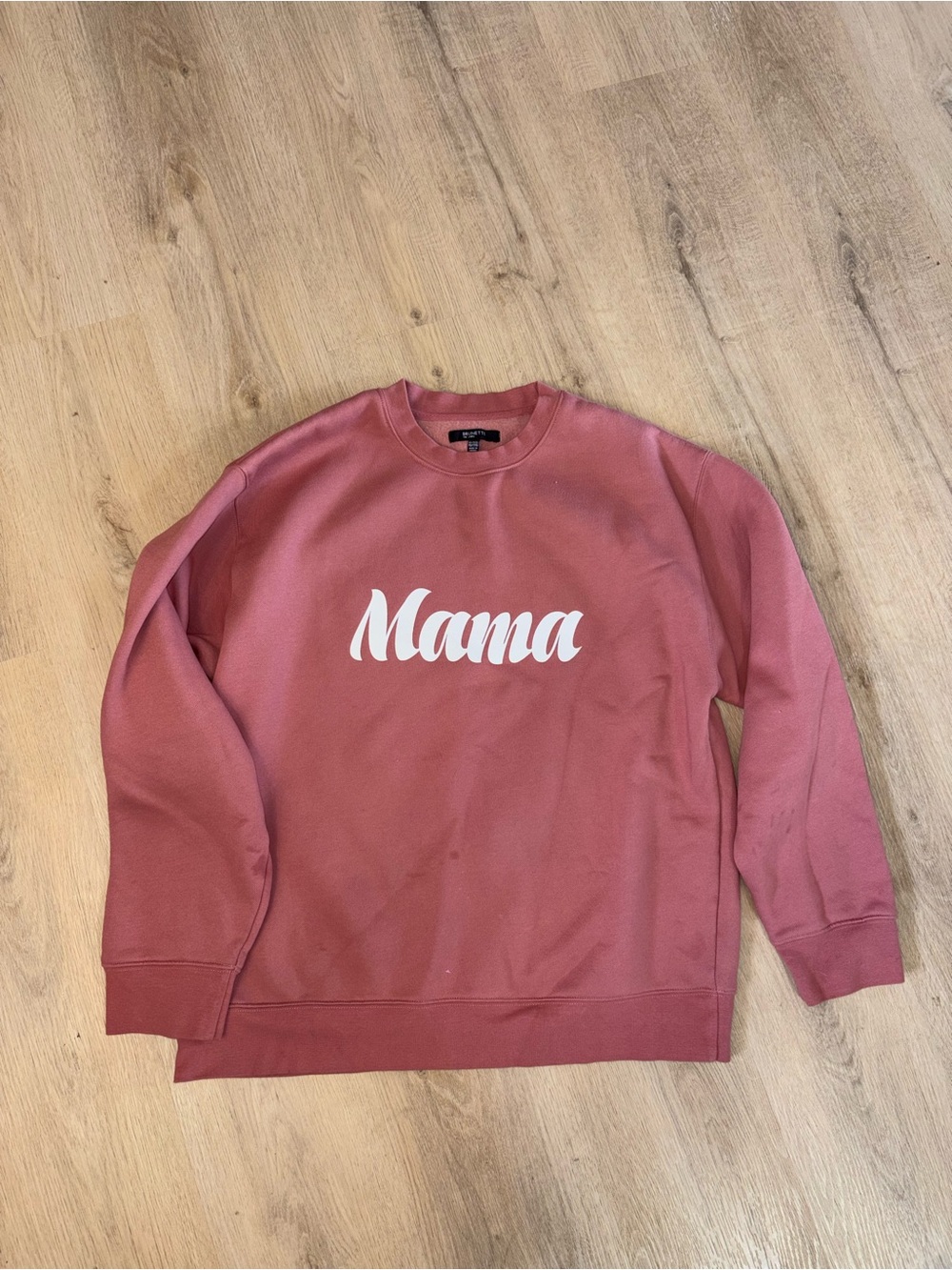 Brunette The Label Mama Crewneck Sweatshirt - Dusty Rose
